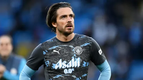 De saída do Manchester City, Jack Grealish volta a ser alvo do Everton. (Photo by Gareth Copley/Getty Images)