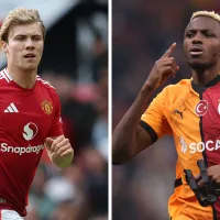 £ 33 milhões e Hojlund: Napoli propõe troca com o Manchester United por Victor Osimhen
