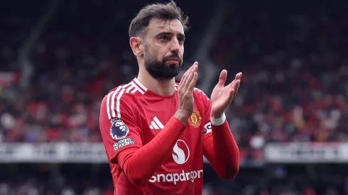 Al-Hilal atende exigências de Bruno Fernandes e saída do Manchester United fica mais próxima. (Photo by Alex Livesey/Getty Images)