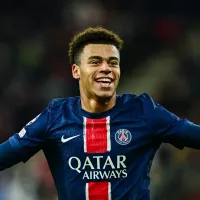 Désiré Doué, do PSG, faz história na Champions League antes mesmo de entrar em campo