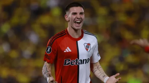 Franco Mastantuono durante partida do River Plate