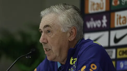 Ancelotti durante entrevista na Seleção Brasileira. Foto: Rafael Ribeiro/Flickr CBF