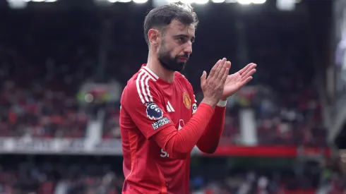 Bruno Fernandes em jogo do Manchester United