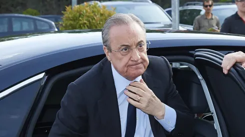 Florentino realiza primeiro objetivo do Real Madrid na janela de transferências. Foto: Carlos Alvarez/Getty Images