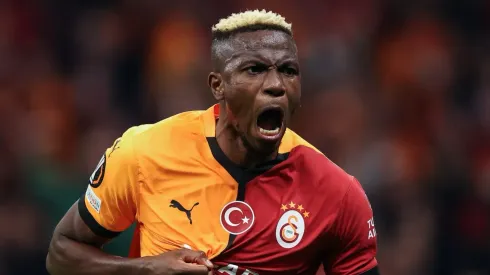 Victor Osimhen, jogador do Napoli e emprestado ao Galatasaray. (Photo by Ahmad Mora/Getty Images)