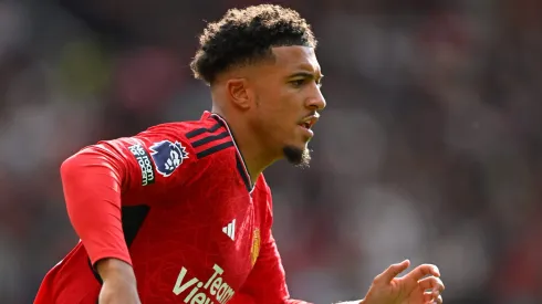 Manchester United e Brentford podem fechar troca entre Jadon Sancho e Bryan Mbeumo (Photo by Stu Forster/Getty Images)