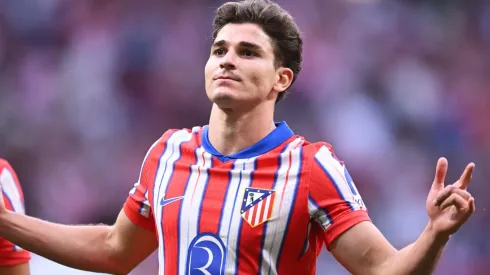 Julián álvarez, do Atlético de Madrid. (Photo by Denis Doyle/Getty Images)
