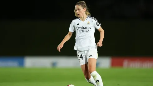 Melanie Leupolz, meio-campo do Real Madrid, anuncia aposentadoria do futebol aos 31 anos (Photo by Florencia Tan Jun/Getty Images)