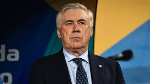 Carlo Ancelotti técnico do Seleção Brasileira durante partida contra o Paraguai