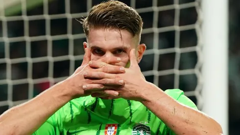 Gyökeres, do Sporting, encerra novela e escolhe entre Manchester United e Arsenal. (Photo by Gualter Fatia/Getty Images)