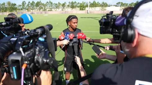 Barreiro em entrevista – Foto: Reprodução/Benfica