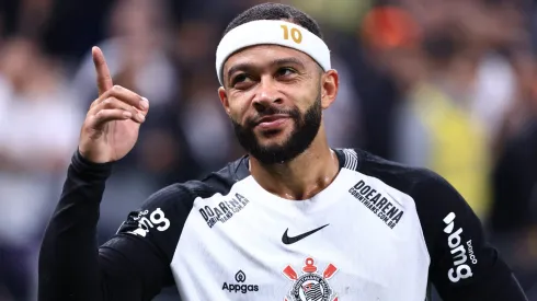 Memphis Depay, jogador do Corinthians. Foto: Marcello Zambrana/AGIF