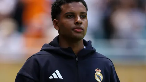 Real Madrid se irrita com cobranças de pai de Rodrygo e bastidores do clube fervem na Espanha. (Photo by Dan Mullan/Getty Images)