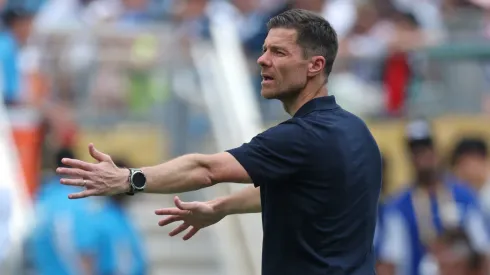 Xabi Alonso em jogo do Real Madrid