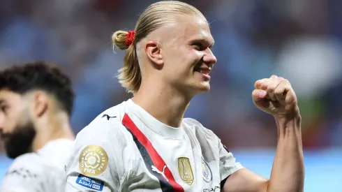 Haaland, atacante do Manchester City (Photo by Alex Grimm/Getty Images)