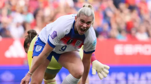 Alessia Russo pela Inglaterra (Photo by David Ramos/Getty Images)