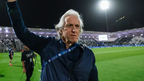 Al-Nassr encaminha acerto com Jorge Jesus, ex-Flamengo, logo após renovar com Cristiano Ronaldo. (Photo by Yasser Bakhsh/Getty Images)