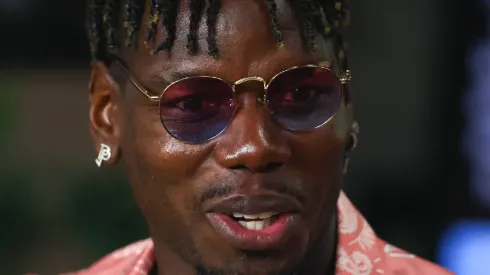 Suspenso por doping desde 2023, Pogba retorna aos gramados como reforço do Monaco. (Foto de Megan Briggs/Getty Images)