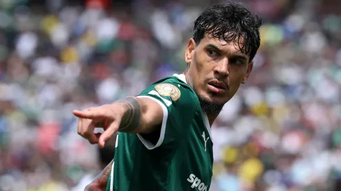 Gustavo Gómez em partida do Palmeiras contra o Botafogo no Mundial de Clubes