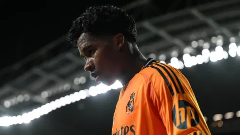 Endrick em partida do Real Madrid