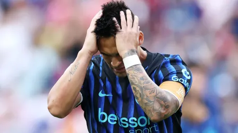 Lautaro Martínez em jogo da Inter. Foto: Buda Mendes