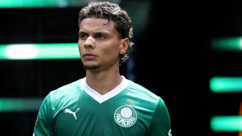 Richard Ríos, jogador do Palmeiras. (Photo by Francois Nel/Getty Images)