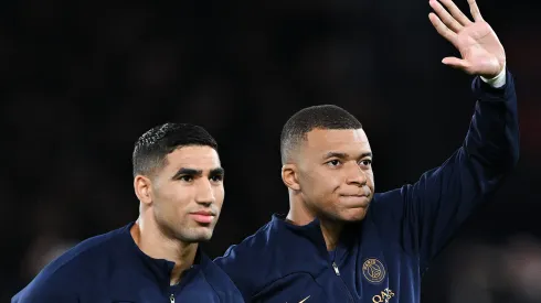 Hakimi e Mbappé quando atuavam pelo PSG