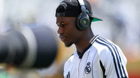 Aurélien Tchouaméni em ação pelo Real Madrid