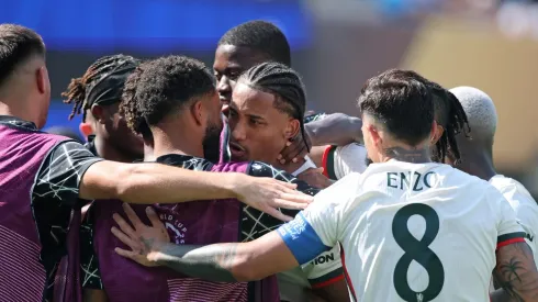 João Pedro, do Chelsea, celebra gols contra o Fluminense: “Muito feliz” (Alex Grimm/Getty Images)