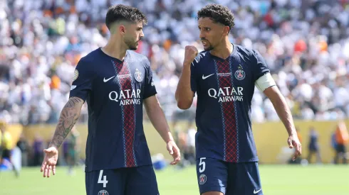 Beraldo e Marquinhos juntos. Foto: Alex Grimm
