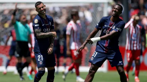 Lucas Hernández e Willian Pacho estão suspensos da final do Mundial de Clubes. Foto: Harry How