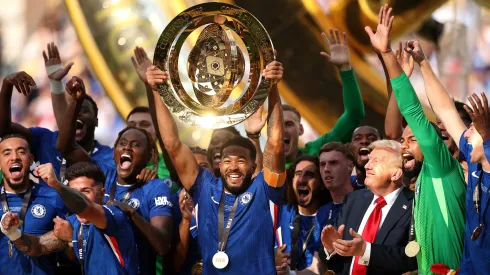 Jogadores do Chelsea comemorando título. Foto: Buda Mendes