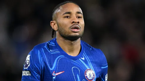 Nkunku, atacante do Chelsea. (Photo by Justin Setterfield/Getty Images)
