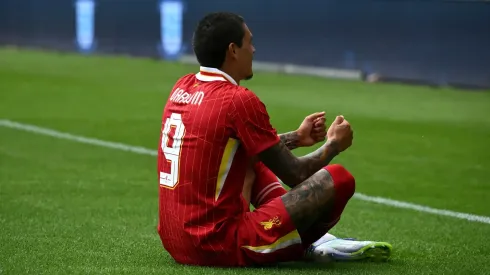 Darwin Núñez homenageou Diogo Jota ao marcar no amistoso contra o Preston