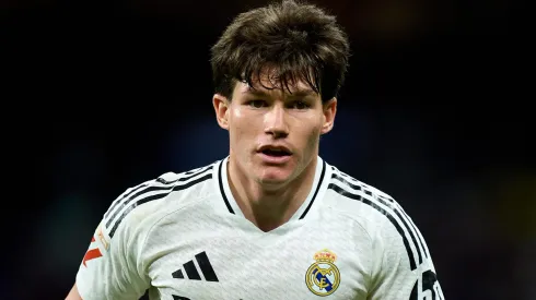 Fran García em jogo do Real Madrid. Jogador deve permanecer no clube. Foto: Angel Martinez