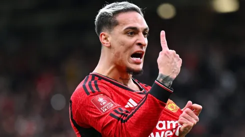 Apesar do interesse do Botafogo, Antony, atacante do Manchester United, prefere continuar sua carreira na Europa. Foto: Michael Regan/Getty Images