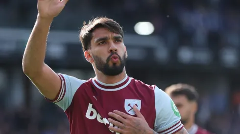 Flamengo e Manchester City podem tomar chapéu do futebol saudita por Lucas Paquetá, do West Ham. (Photo by Richard Pelham/Getty Images)