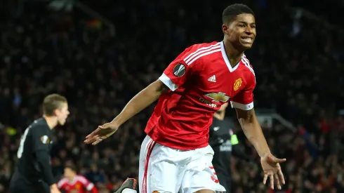 Marcus Rashford é o novo reforço do FC Barcelona e chega ao clube com a expectativa de repetir o impacto imediato que marcou suas estreias por Manchester United, Aston Villa e seleção inglesa.  (Photo by Alex Livesey/Getty Images)