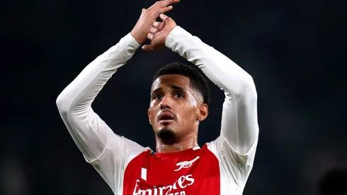 William Saliba, do Arsenal (Photo by Alex Pantling/Getty Images)