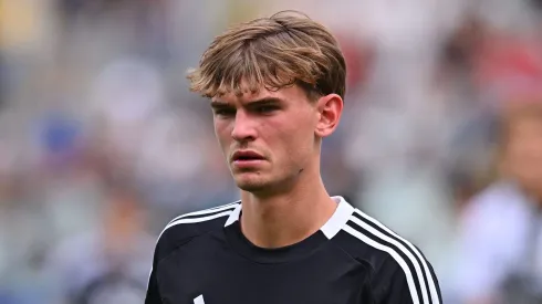 Real Madrid corre risco de perder direitos sobre Nico Paz, diz jornalista. (Photo by Alessandro Sabattini/Getty Images)