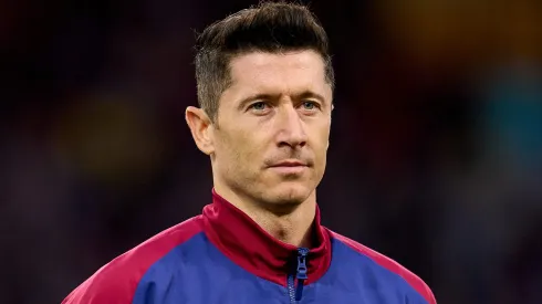 Lewandowski, atacante do Barcelona (Photo by Aitor Alcalde/Getty Images)