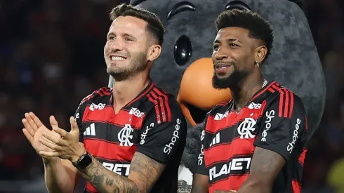 Saúl Ñiguez e Emerson Royal, novos reforços do Flamengo (Photo by Wagner Meier/Getty Images)