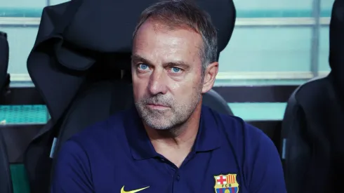 Hansi Flick, treinador do Barcelona (Photo by Chung Sung-Jun/Getty Images)