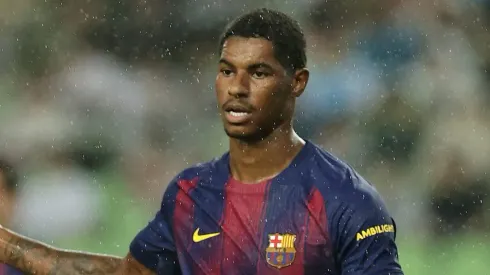 Rashford em jogo do Barcelona na temporada. Foto: Han Myung-Gu/Getty Images)