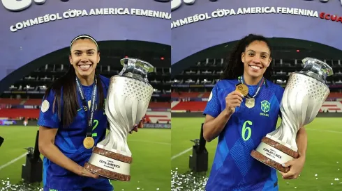 Real Madrid parabeniza brasileiras da equipe campeã da Copa América Feminina (Reprodução/Lívia Villas Boas/CBF)