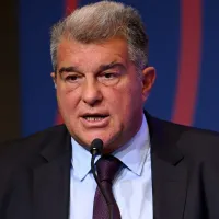 Presidente do Barcelona, Laporta abre negociações para tirar Julián Álvarez do Atlético de Madrid