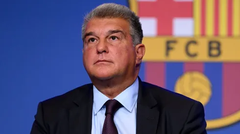 Presidente do Barcelona, Joan Laporta, comentou sobre enfrentar o PSG na Champions League. Foto: David Ramos/Getty Images