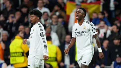 Vinicius Junior ao lado de Endrick (Foto: Angel Martinez/Getty Images)