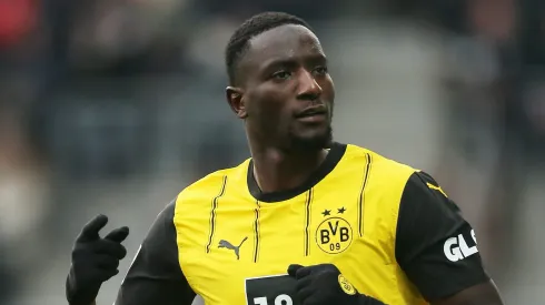 Apesar da oferta tentadora do Al Hilal, que incluía a duplicação de seu salário, Serhou Guirassy preferiu seguir no Borussia Dortmund. Foto: Selim Sudheimer/Getty Images