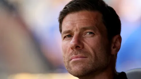 Xabi Alonso, treinador do Real Madrid, que se impressionou com desempenho de jovens durante o treino do profissional. (Photo by Dan Mullan/Getty Images)
